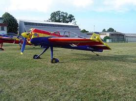 le Yak 54 sur l'aérodrome de Tarbes Laloubère